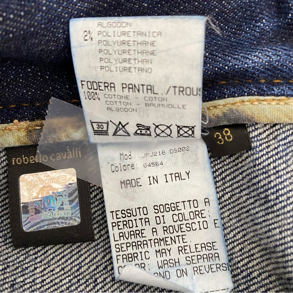 Roberto Cavalli Vintage Blue Jeans - Picture 8 of 12